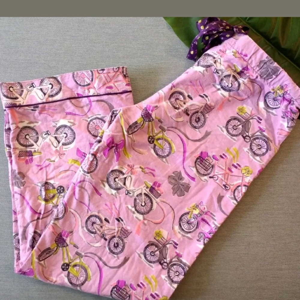 Nick & Nora Winter Bicycles flannel pajamas - Picture 8 of 8